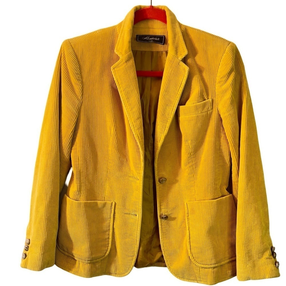 Montclair USA VTG Women’s Corduroy Blazer Size 6